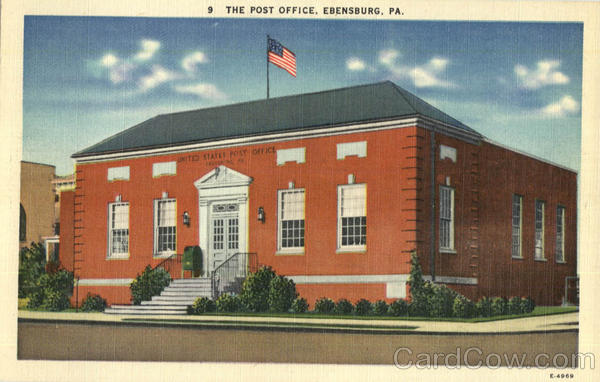 The Post Office Ebensburg Pennsylvania