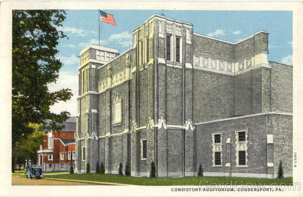 Consistory Auditorium Coudersport Pennsylvania