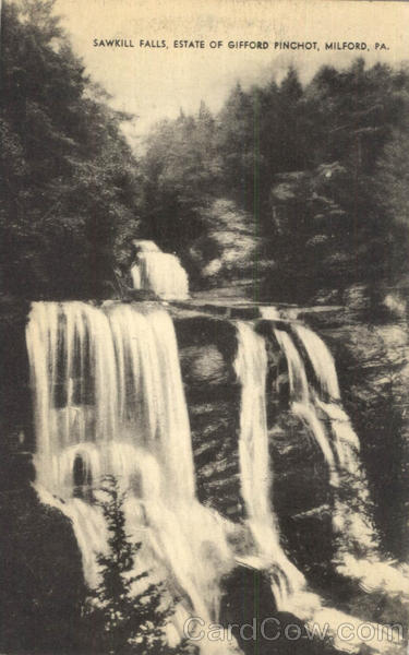 Sawkill Falls, Estate Of Gifford Pinchot Milford Pennsylvania