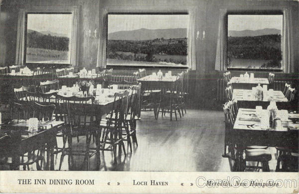 The Inn Dining Room , Loch Haven Meredith New Hampshire