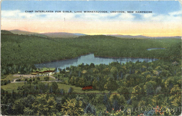 Camp Interlaken For Girls, Lake Winnetaucook Croydon New Hampshire