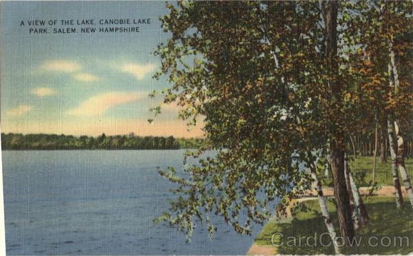 A View Of The Lake, Canobie Lake Park Salem New Hampshire