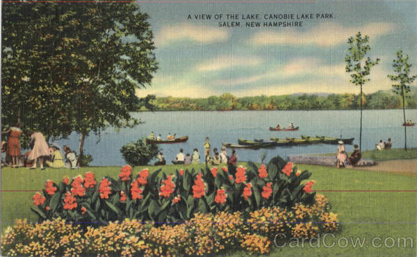 A View Of The Lake, Canobie Lake Park Salem New Hampshire