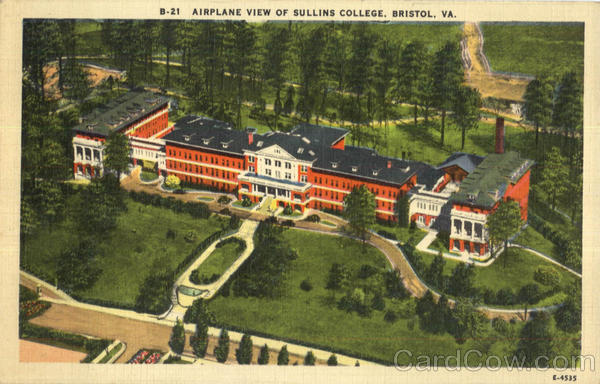 Airplane View Of Sullins College Bristol Virginia