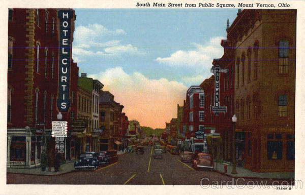 South Main Street From Public Square Mount Vernon Ohio
