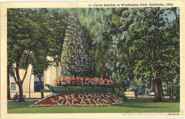 Floral Emblem In Washington Park Sandusky Ohio