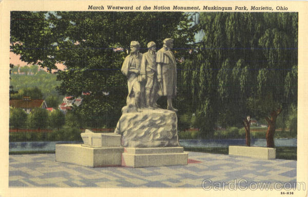 March Westward Of The Nation Monument, Muskingum Park Marietta Ohio