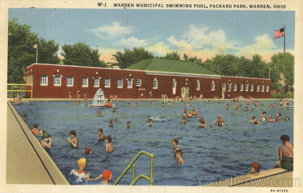 Warren Municipal Swimming Pool, Packard Park Ohio