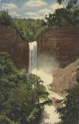 Taughannock Falls, Taughannock Falls State Park Ithaca, NY Postcard Postcard