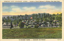 White City Tourist Camp Postcard