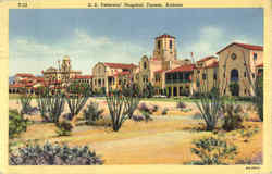 U. S. Veterans Hospital Tucson, AZ Postcard Postcard