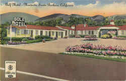 Golf Motel, Montecito Santa Barbara, CA Postcard Postcard