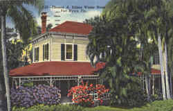 Thomas A. Edison Winter Home Fort Myers, FL Postcard Postcard