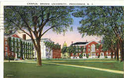 Campus , Brown University Postcard