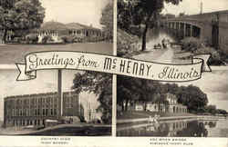 Greetings From Mchenry Postcard