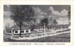 L. Rancho Motor Court , Hwy 70 N. Lebanon, TN Postcard Postcard