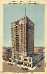 Hotel Thomas Jefferson, Corner 2nd Ave. and 17th St Birmingham, AL Postcard Postcard