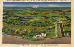 40 Mile View From Ray's Hill Bill's Place, PA Postcard Postcard