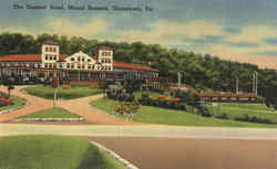 The Summit Hotel, Mount summit Uniontown, PA Postcard Postcard