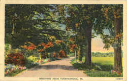 Greetings From Tunkhannock Pennsylvania Postcard Postcard