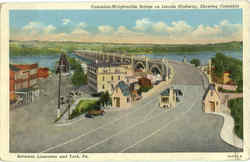 Columbia Wrightsville Bridge On Lincoln Highway Pennsylvania Postcard Postcard