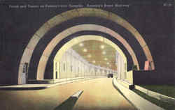 Portal And Tunnel On Pennsylvania Turnpike Postcard