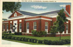 The Post Office, Columbia County Postcard