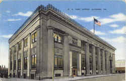 U. S. Post Office Altoona, PA Postcard Postcard