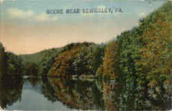 Scene Near Sewickley Pennsylvania Postcard Postcard