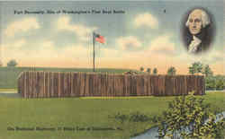 Fort Necessity Uniontown, PA Postcard Postcard