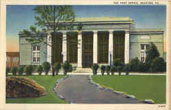 The Post Office Bedford, PA Postcard Postcard