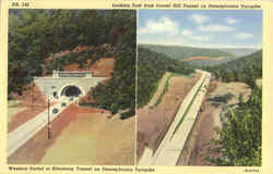 Western Portal Of Kittatinny Tunnel Pennsylvania Turnpike, PA Postcard Postcard