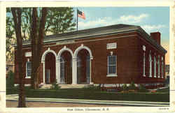 Post Office Claremont, NH Postcard Postcard