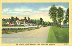 Bungalo Village, Newfound Lake Bristol, NH Postcard Postcard