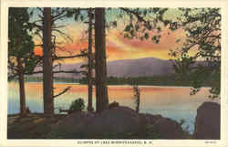 Glimpse Of Lake Winnipesaukee Postcard