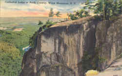 Cathedral Ledge At North Conway Postcard