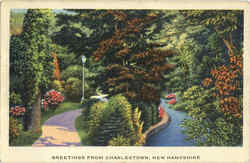 Greetings From Charlestown New Hampshire Postcard Postcard