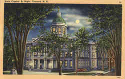 State Capitol At Night Postcard