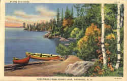 Greetings From Onway Lake, Onway Lake Postcard