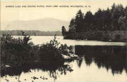 Mirror Lake And Ossipee Range, Libby Museum Wolfeboro, NH Postcard Postcard