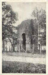 Old Church Tower At Jamestown Island Postcard