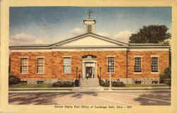 United States Post Office Of Cuyahoga Falls Ohio Postcard Postcard