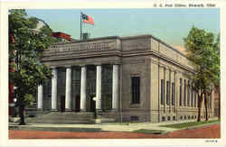U. S. Post Office Newark, OH Postcard 