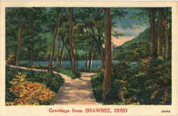 Greetings From Shawnee Ohio Postcard Postcard