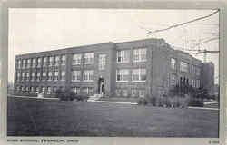 High School Franklin, OH Postcard Postcard