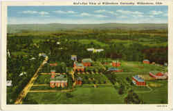 Bird's Eye View Of Wilberforce University Postcard