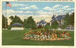 Administration Building And Park Postcard