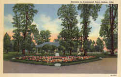 Entrance To Centennial Park Salem, OH Postcard Postcard