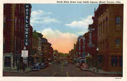 South Main Street From Public Square Postcard