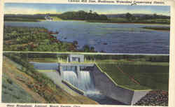 Charles Mill Dam, Mansfield Mount Vernon, OH Postcard Postcard